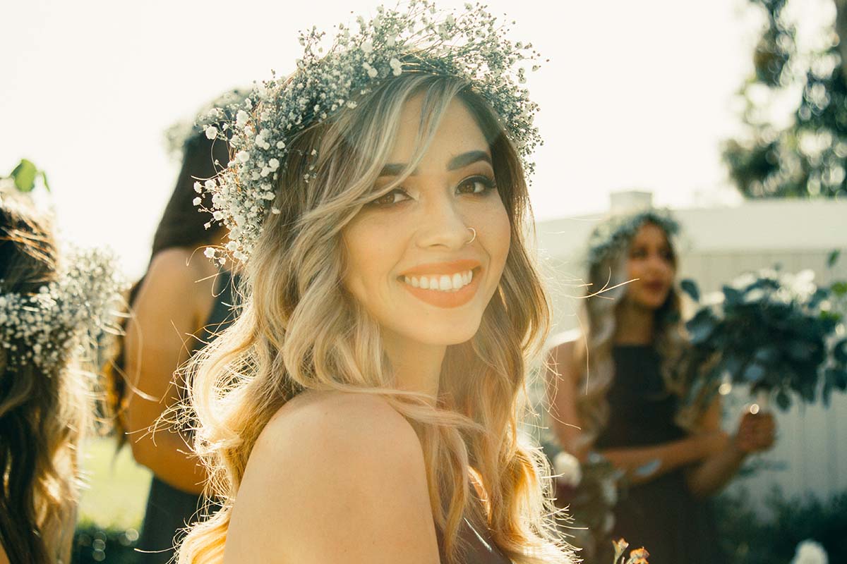 Couronne de fleurs